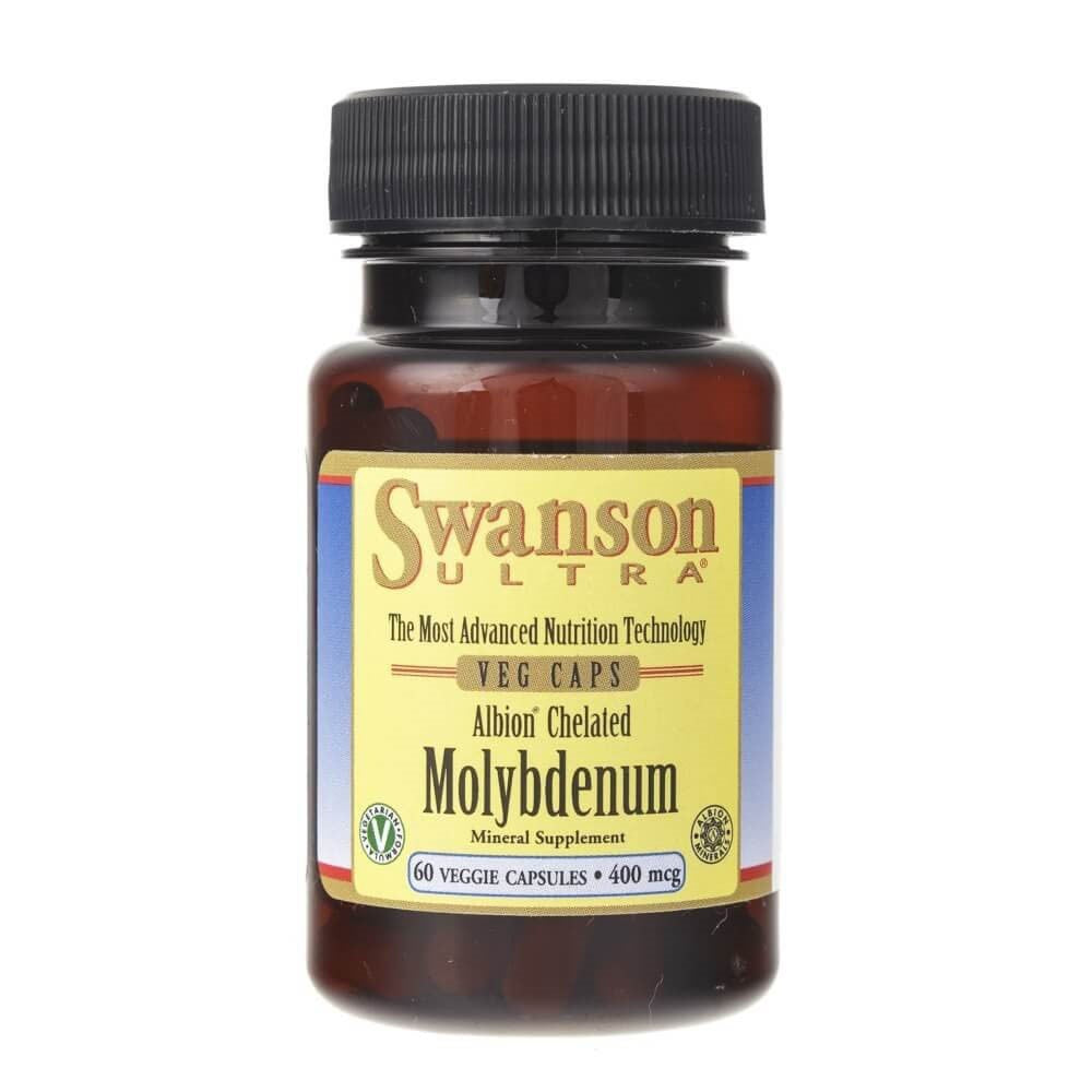 Swanson Molibdenas 400 mcg - 60 kapsulių