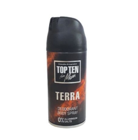 TOP TEN TERRA Dezodoruojantis kuno purskiklis, 150 ml kaina