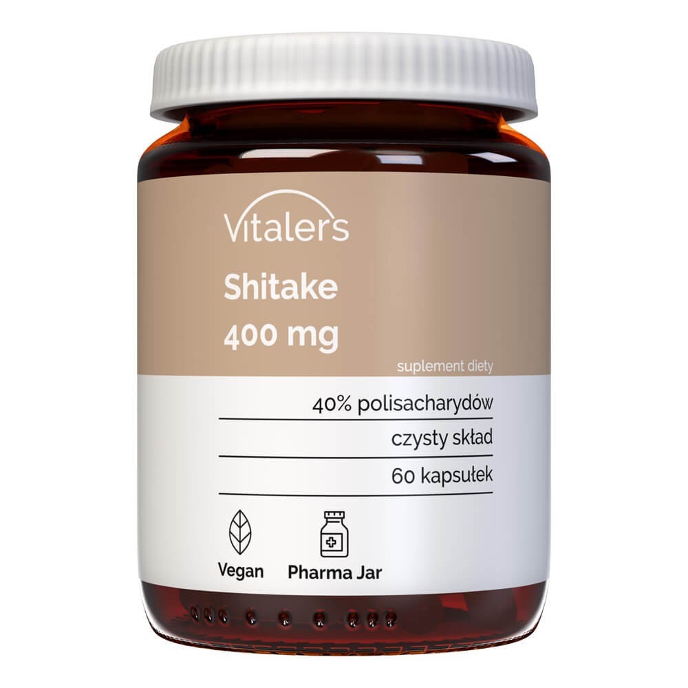 Vitaler's Shiitake 400 mg - 60 kapsulių