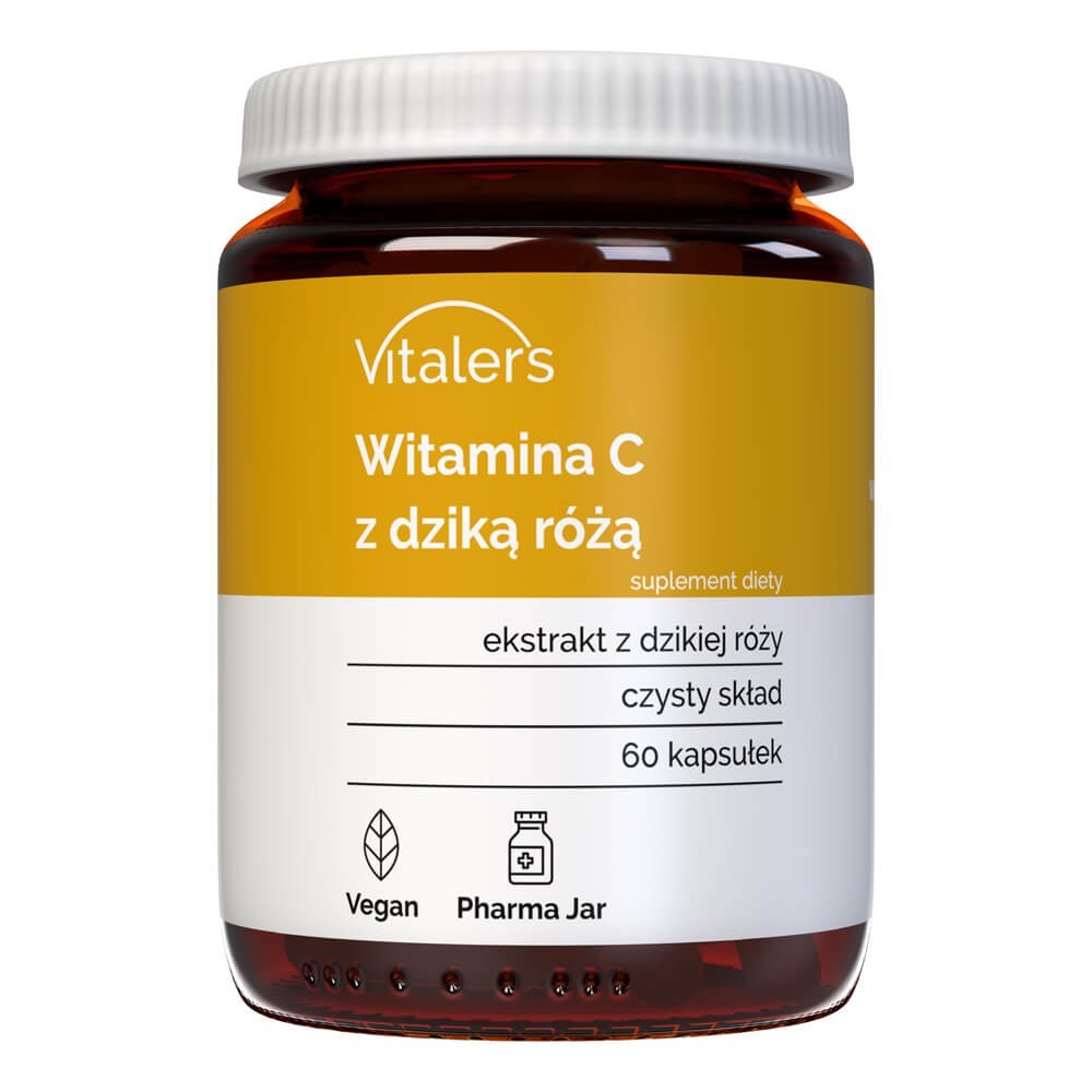 Vitaler's Vitaminas C su erškėtuogėmis 1000 mg - 60 kapsulių