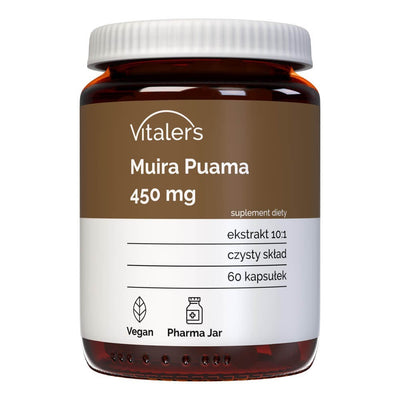 Vitaler's Muira Puama 450 mg - 60 kapsulių