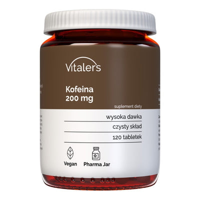 Vitaler's Caffeine 200 mg - 120 tablečių