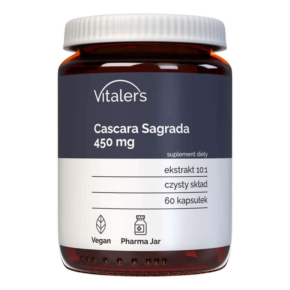 Vitalers - Cascara Sagrada 450 mg 60 kapsulių