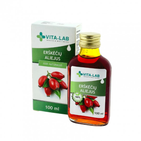 Erškėčių aliejus Vita-Lab – 100% natūralus šalto spaudimo aliejus