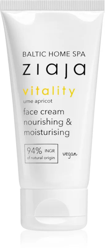 Ziaja Baltic Home Spa Vitality drėkinamasis ir maitinamasis kremas veidui, 50 ml