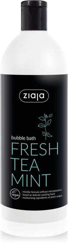 Ziaja Bubble Bath Fresh Tea Mint vonios putos, 500 ml