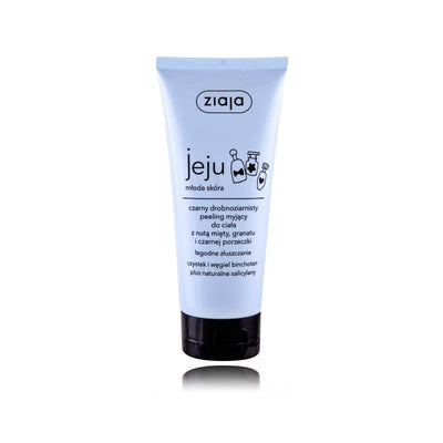 Ziaja Jeju Young Skin black smulkiagrūdis kūno šveitiklis, 200 ml