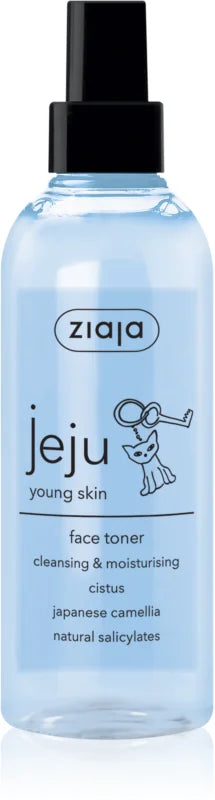 Ziaja Jeju Young Skin purškiamasis tonizuojamasis veido tonikas jaunai odai, 200 ml