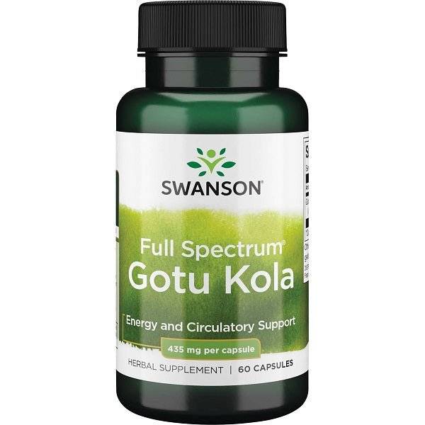 Swanson Gotu Kola 435mg 60 Kapsulių kaina