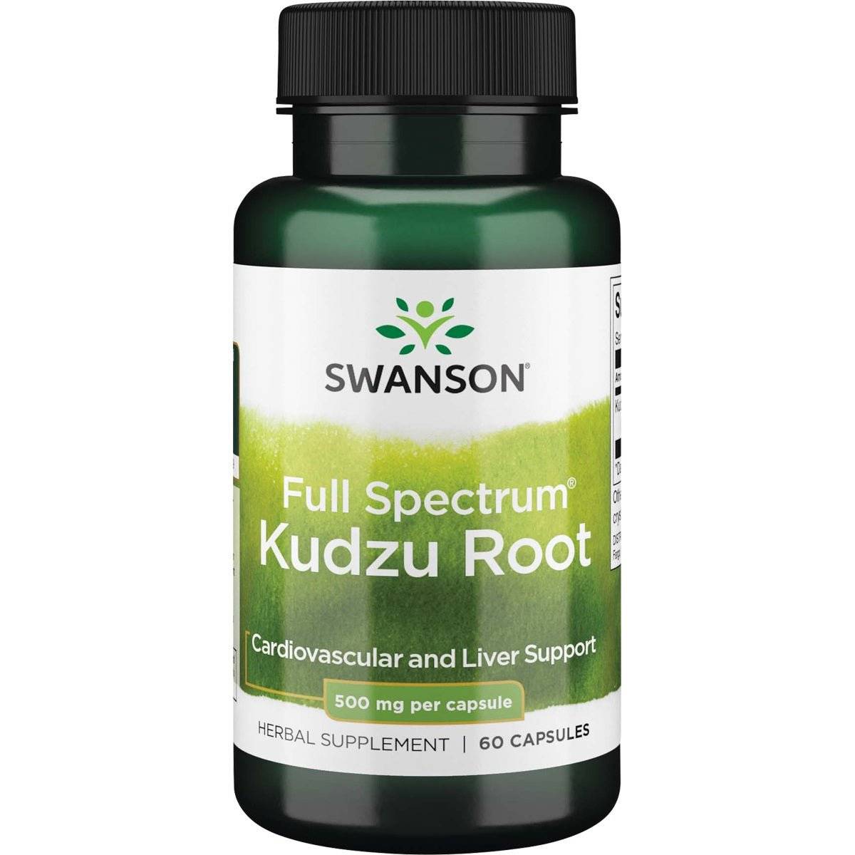 Swanson KUDZU ROOT 500 mg, 60 Kapsulių kaina