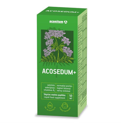 ACOSEDUM+, Nervų sistemai, miego kokybei 50 ml kaina