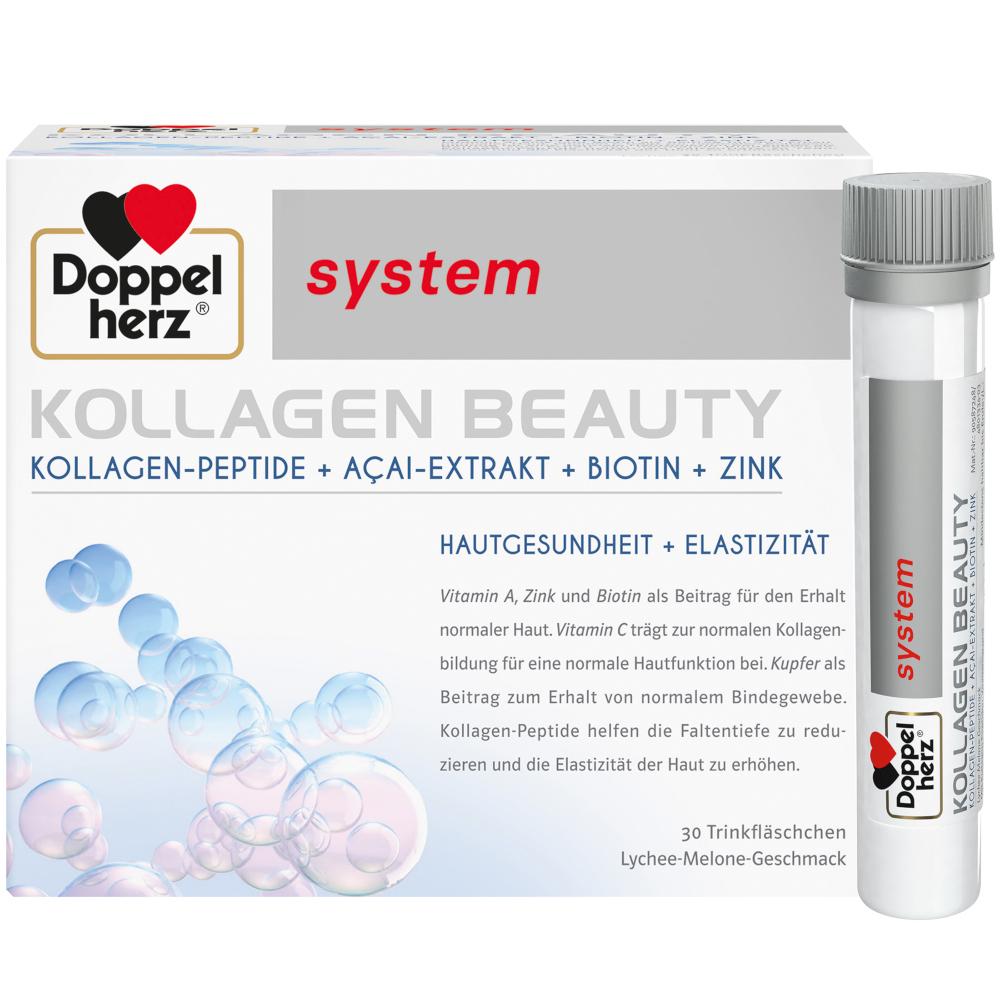 DOPPELHERZ SYSTEM KOLLAGEN BEAUTY 30 kaina