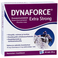 DYNAFORCE Rhodiola Rosea (rausvoji rodiolė arba auksinė šaknis), 60 tablečių HANKINTATUKKU