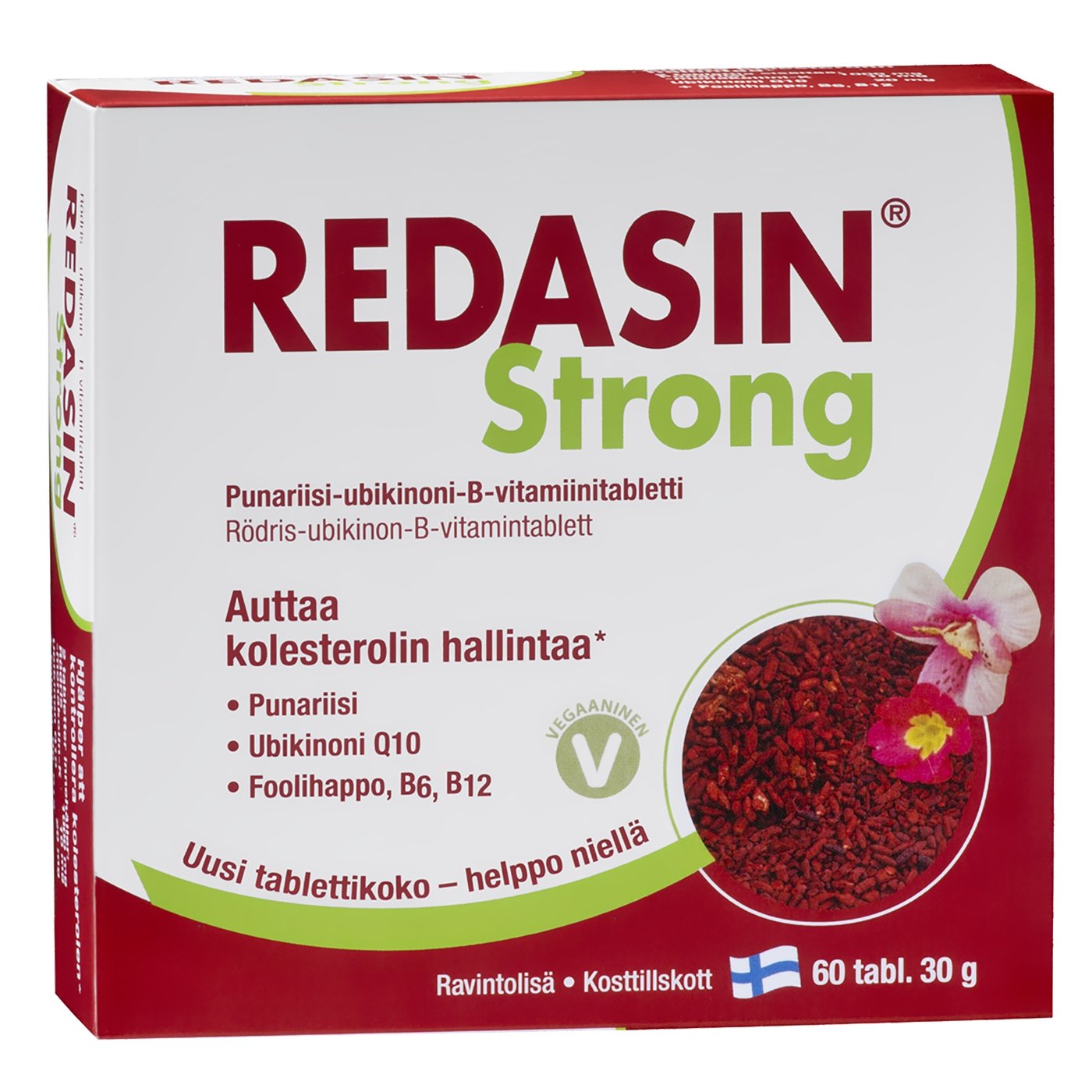 REDASIN Monakolinas K nuo cholesterolio su kofermentu Q10 , 60 tablečių kaina