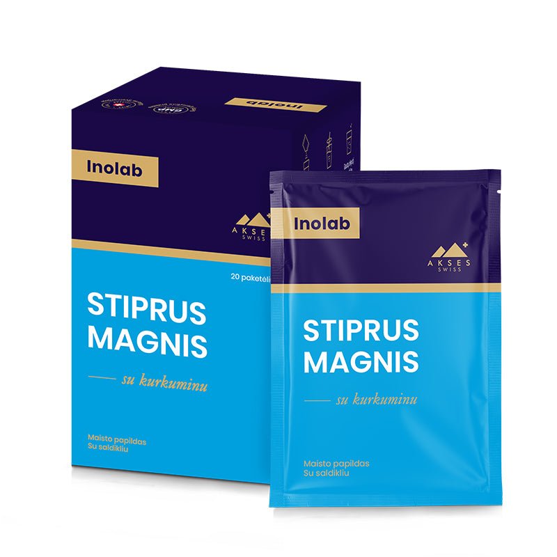 INOLAB stiprus magnis 400 mg , 20 paketėlių kaina