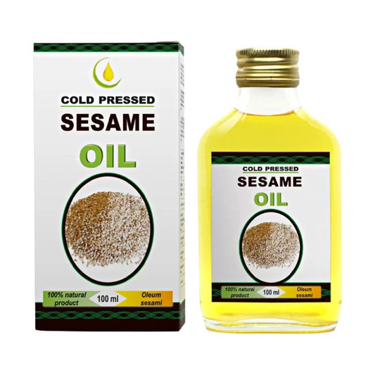 Sezamų sėklų šalto spaudimo aliejus, 100 ml - Maisto papildai Sveikata1.lt