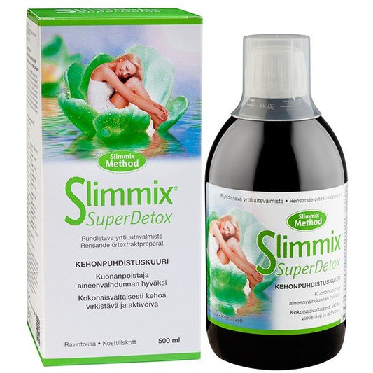 Slimmix Super Detox, Maisto papildas Svorio kontrolei, 500ml - Maisto papildai Sveikata1.lt