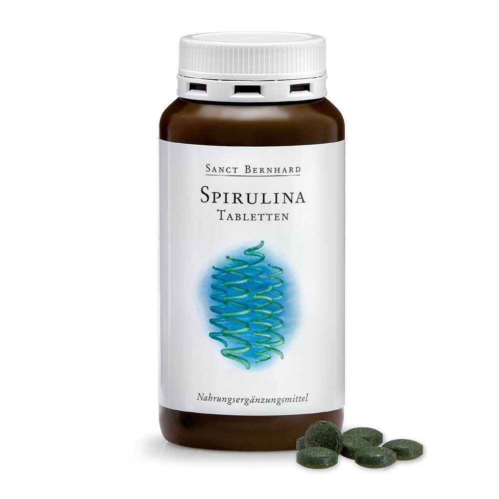 SPIRULINA Sanct Bertnhard , 360 tablečių kaina