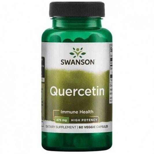 Swanson Kvercetinas Quercetin 475 mg , 60 kapsulių - Maisto papildai Sveikata1.lt