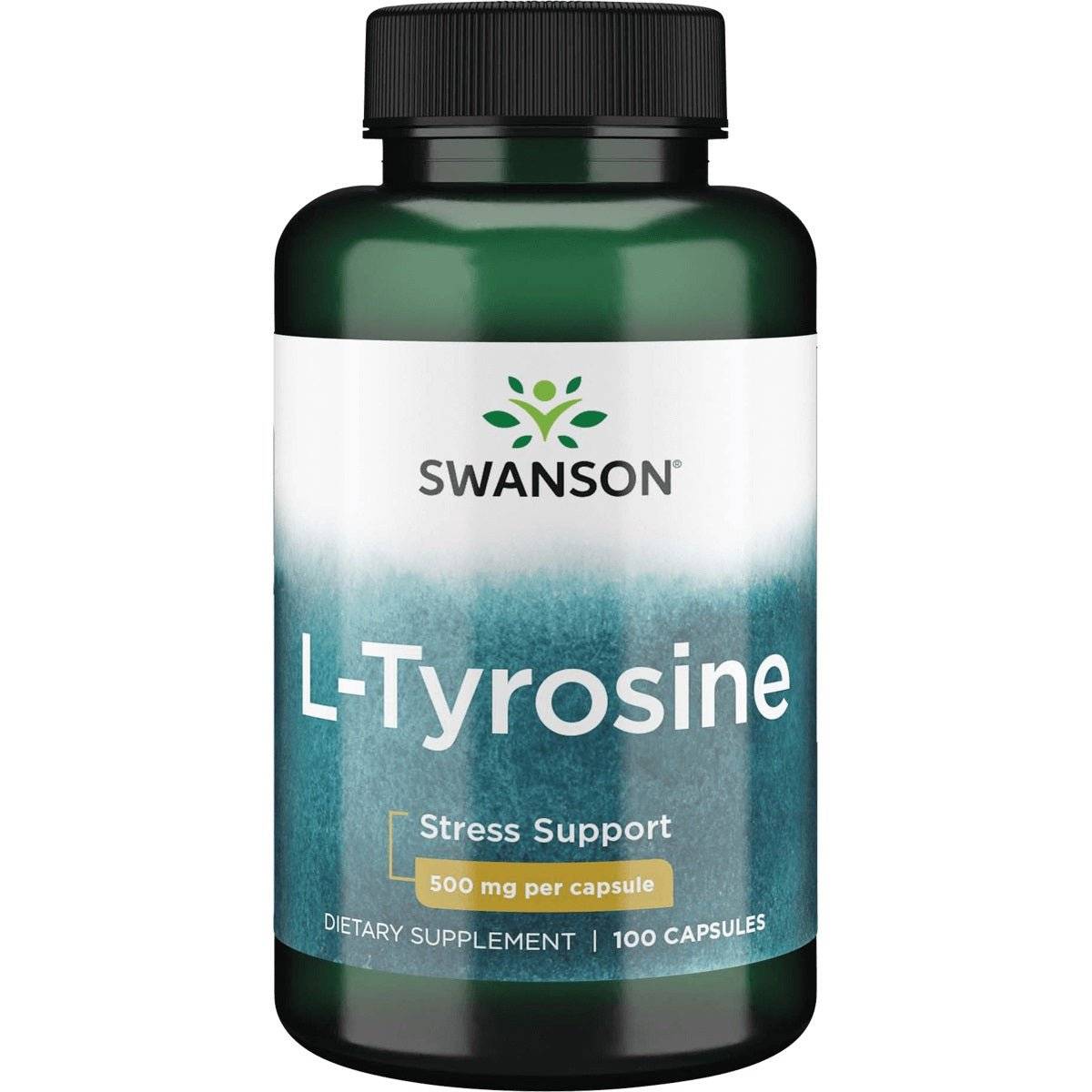Swanson L - TIROZINAS 500 mg, 100 Kapsulių - Maisto papildai Sveikata1.lt