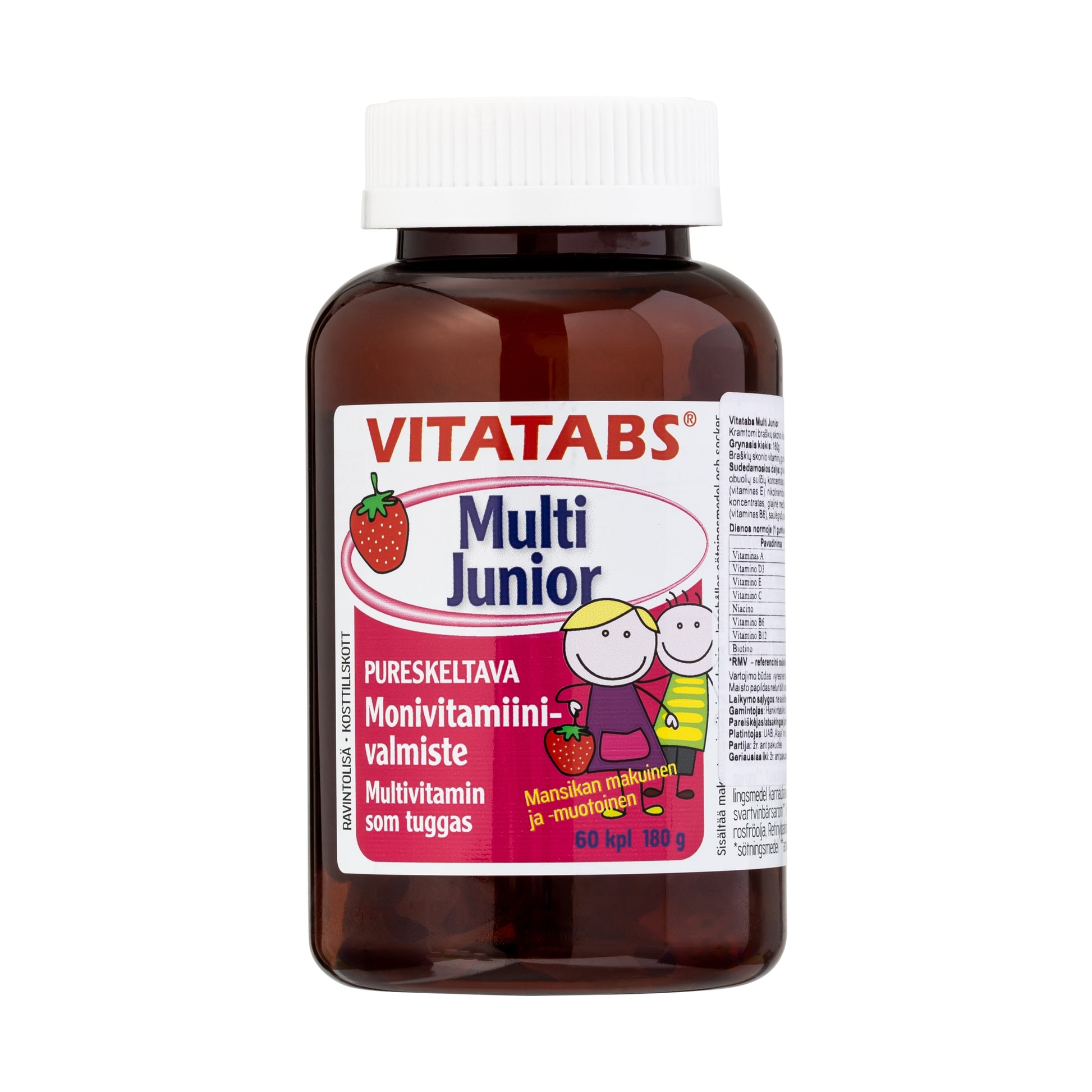 VITATABS Multi Junior multivitaminai vaikams, 60 guminukų kaina